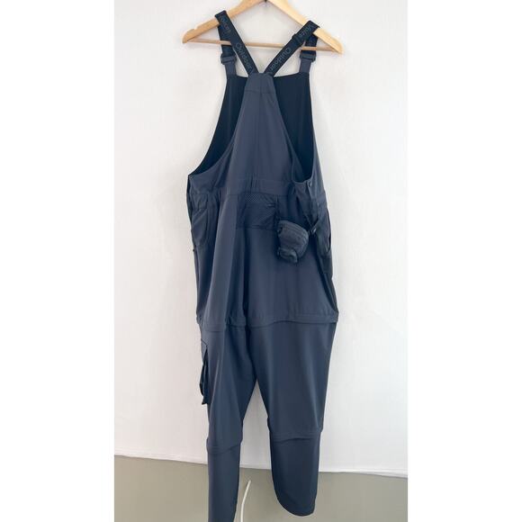 Outdoor Voices Rectrek Convertible Terrastretch Overalls XXL Anthracite Hiking - Picture 10 of 11